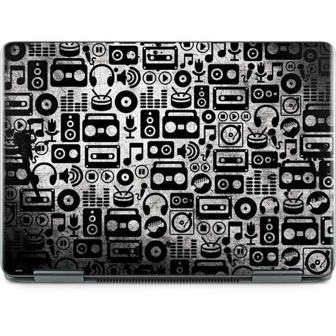 Music Pattern Notebook 9 Pro 13in (2017) Skin